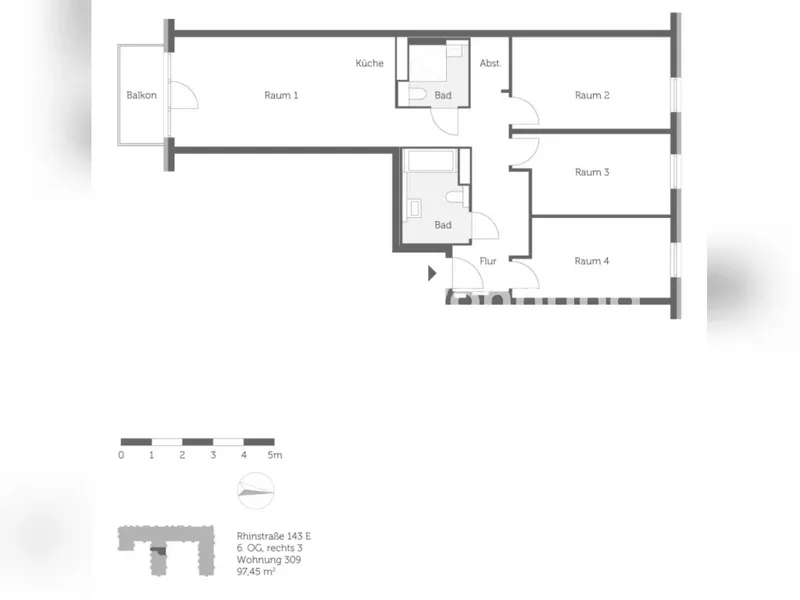 Tauschwohnung: Tausche 4-Zimmer-Flat in Lichtenberg, Berlin — photo 1